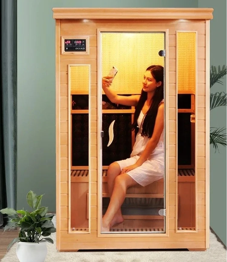 Anpassbarer Dampfbad, Zuhause, Sauna, Schönheitssalon, Turmalin, Ferninfrarot-Einzel- und Doppeldampfer zum Schwitzen