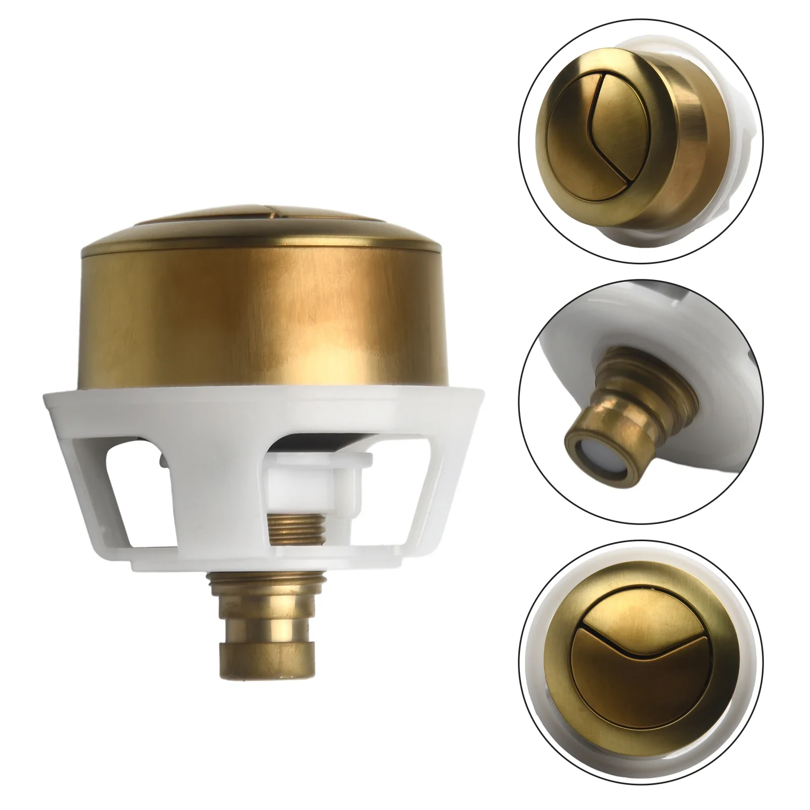 Replacement Toilet Flush Button For Cable Operated Concealed Cistern WC Round Valve Push Button Bathroom                   Hot11