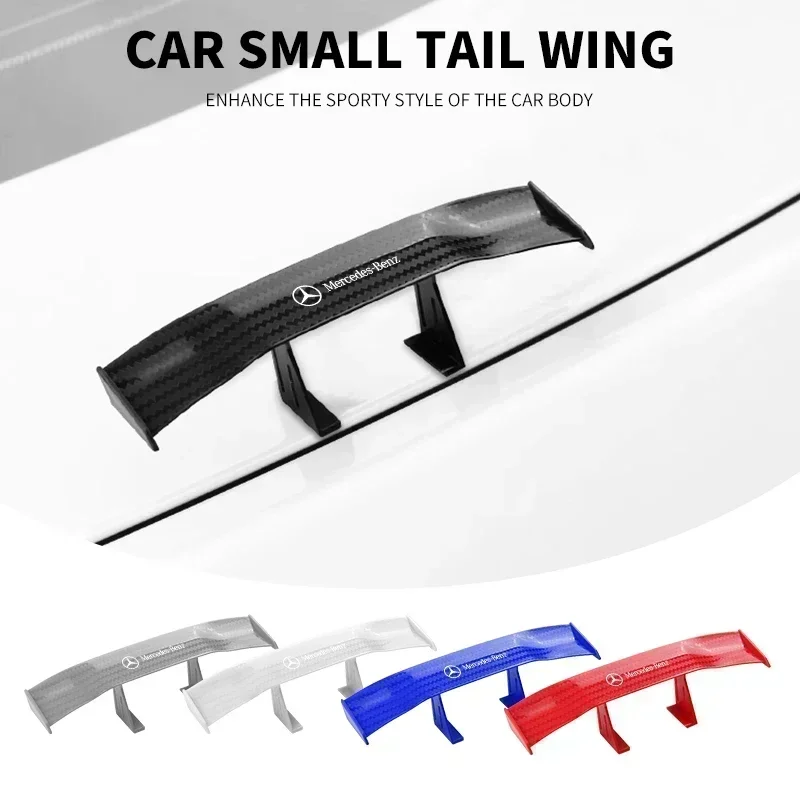 

Car Rear Spoiler Mini Wing Small Model Decoration Auto Parts for Mercedes Benz AMG A B R G Class GLK GLA CLA GLB GLC C200 W176