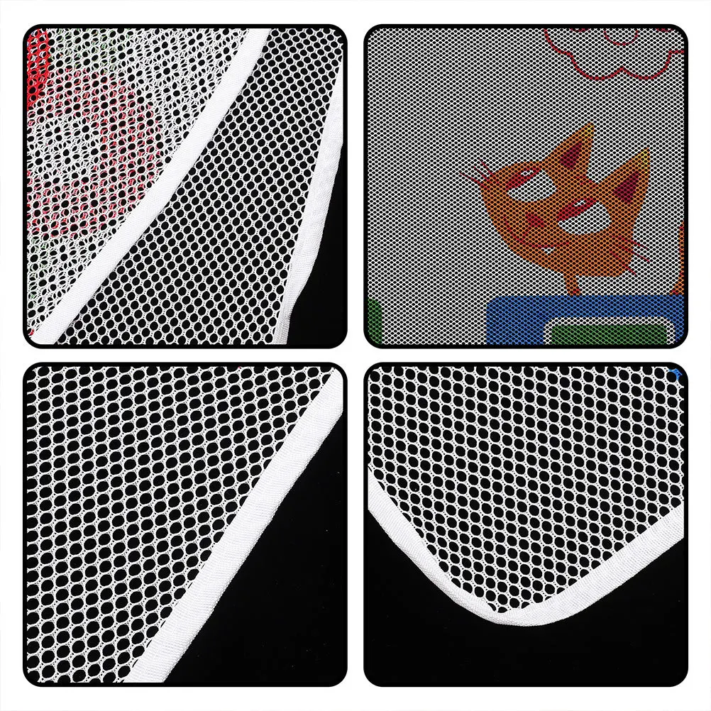 

1Set Child Stair Barrier Thickened Banister Guard Net Colorful Printed Balcony Safety Mesh Household Stair Protective Net