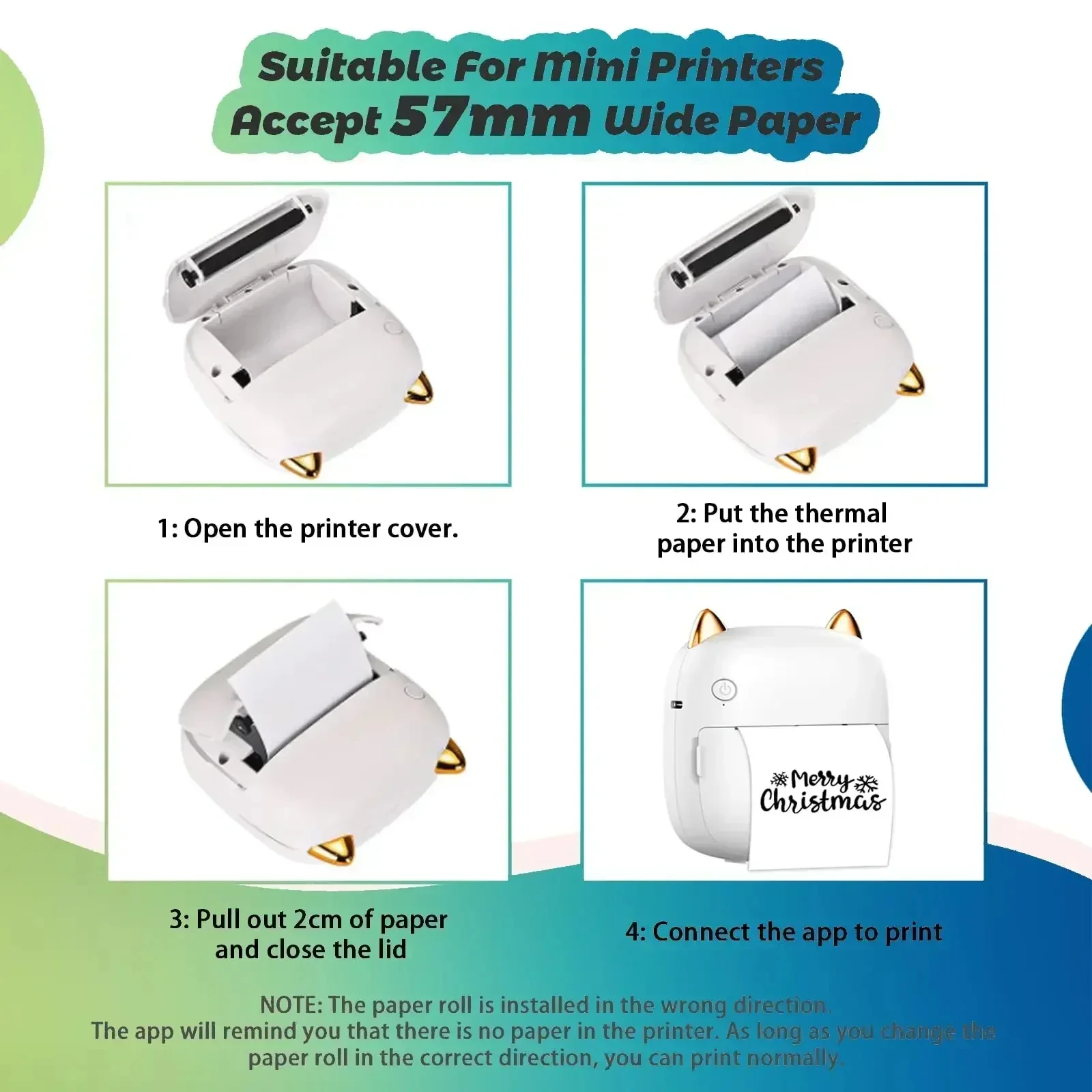 Instant Camera Thermisch Papier Fotoprinter Instant Camera Navulling Printpapier voor kinderen Mini-printerpapier voor Kidizoom Print Camera