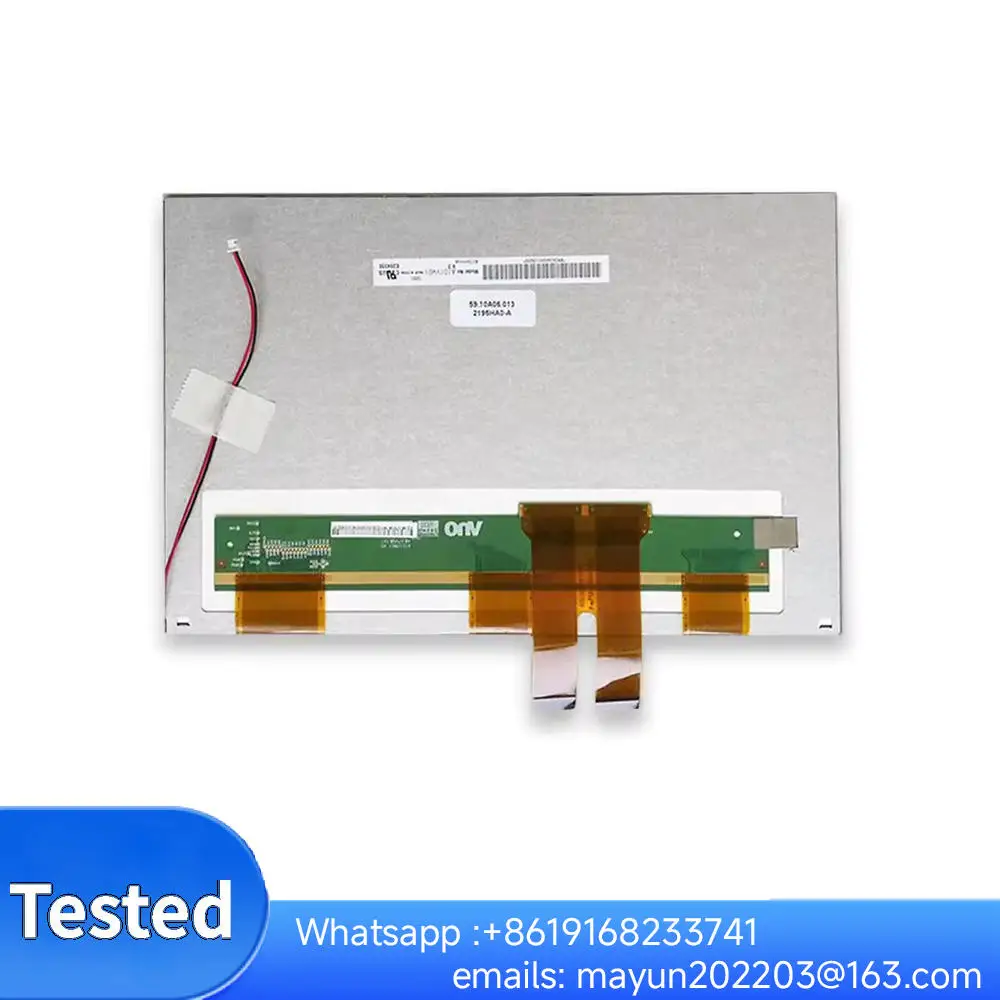 10.1-Inch & 10.2-Inch WVGA (800×480) Industrial TFT-LCD Display Modules – New Original A101VW01 V3 / A102VW01 V7 / A102VW01 V8
