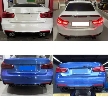 適用於BMWB48 F30 F31 320i 328i 330i M Sport藍色汽車排氣管消音器尾嘴,適用於2017 2018 2019款3系 12 最佳銷售 f30排氣 - №11