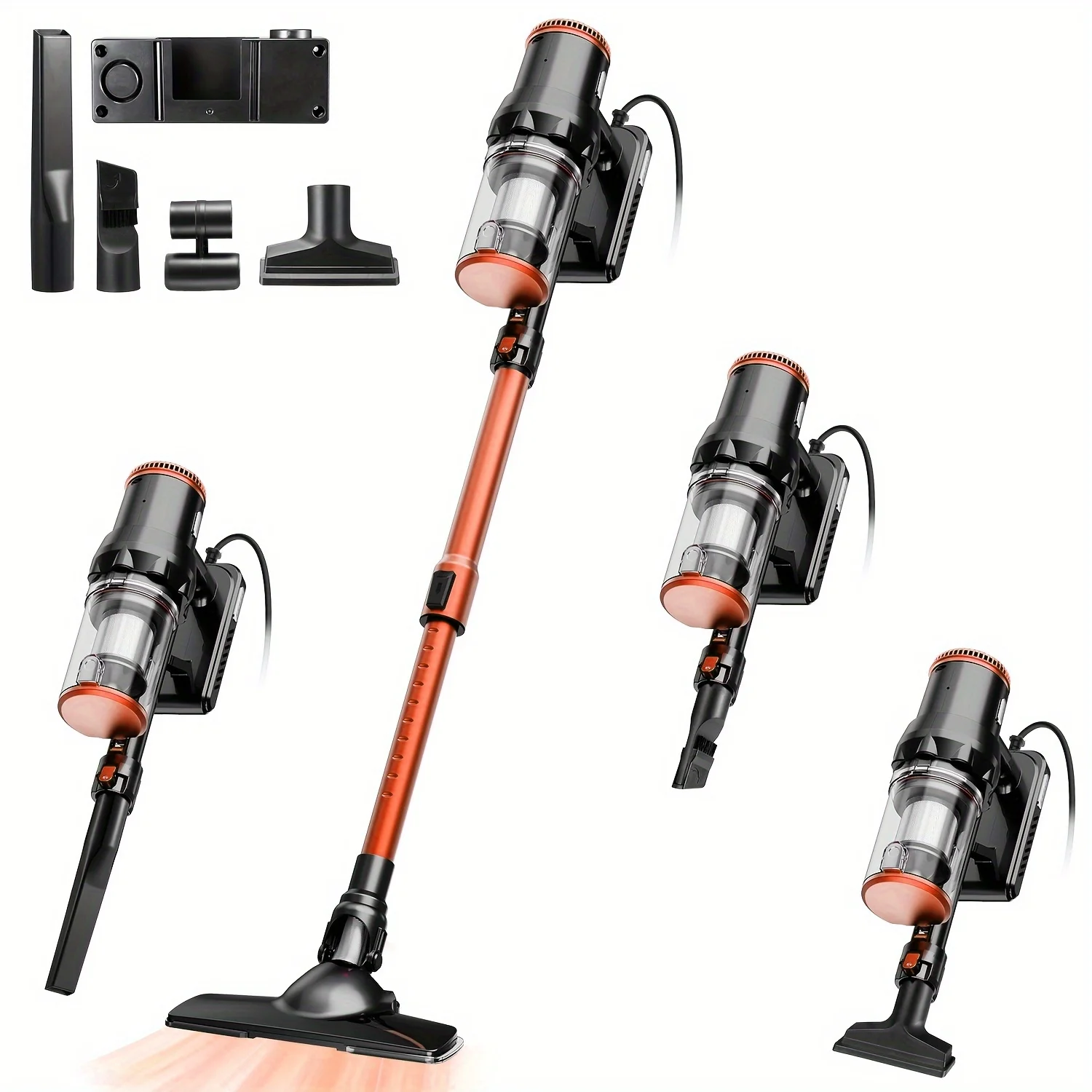 كابل أسبرادور دي مانو كون 500 وات كفوريل شفط دي 18 كيلو باسكال، باو رويدو، ليجيرا واي سين بولسا، فلتر HEPA، أسبرادور دي فار #3