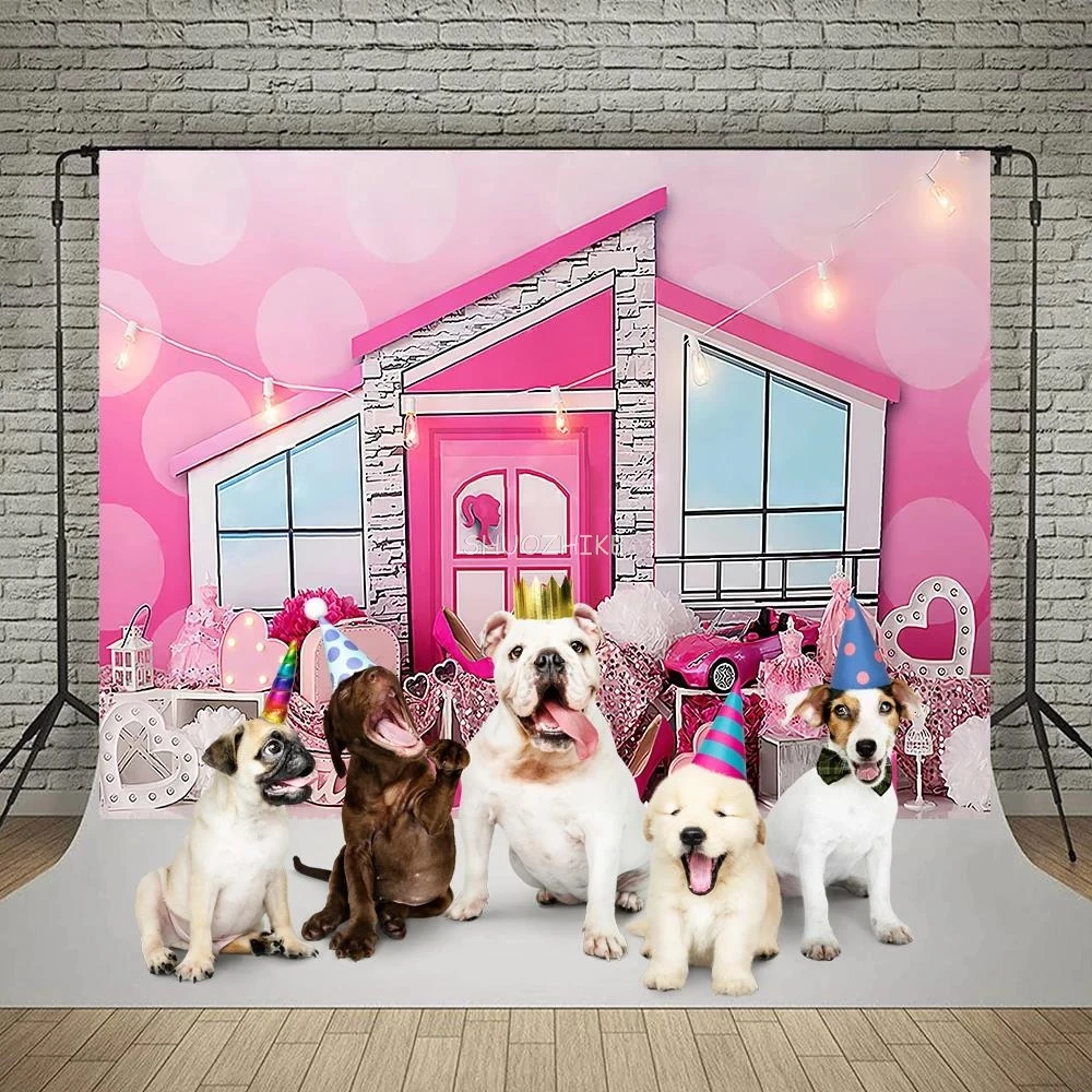 Fondo de fotografía recién nacido 1er cumpleaños fiesta pastel Smash decoración retrato de bebé telón de fondo estudio fotográfico Photozone