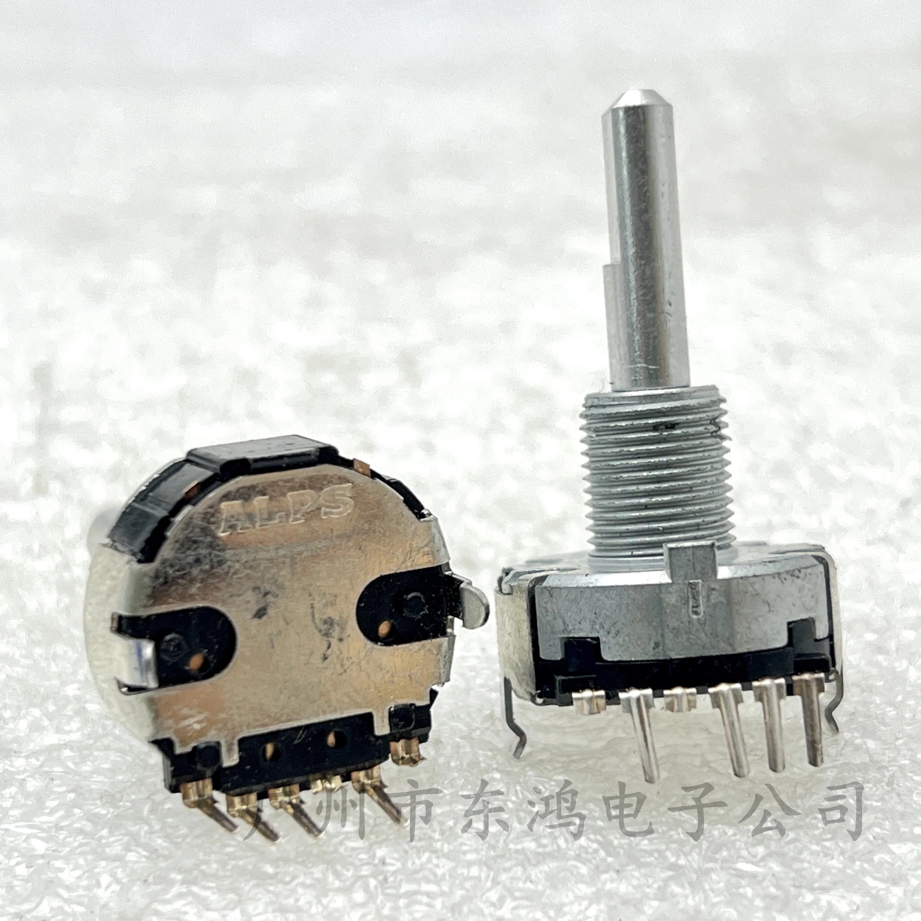 donghong 1 pcs Japan ALPS1 PCS EC20 metal shaft Potentiometer rotates 5 to locate a thin shaft with a length of 27mm 10k