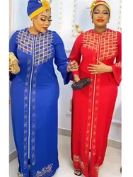 Plus Size African Evening Party Long Dresses Women Abaya Robe Marocaine Ankara Dashiki Outfits Gown Djellaba Vestidos