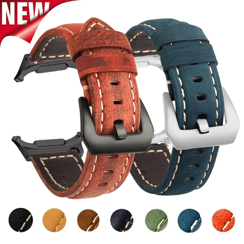 

High Quality Leather Strap for Samsung Galaxy Watch 7 Ultra Band Frosted Strap for Galaxy Watch Ultra 47mm Wristband Accessories