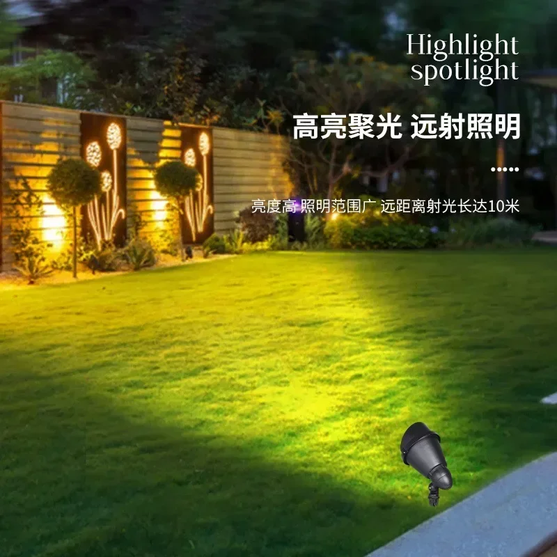 Imagem -03 - Led Tree Light Paisagem Outdoor Holofote Impermeável Lâmpada de Assoalho Lawn Light Jardim Decorativo Novo 270 ° Ajustável