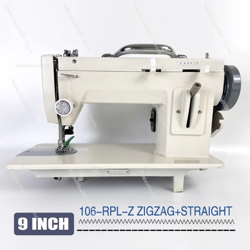 Electric Thick Material Sewing Machine Walking Foot Zigzag Stitch 9 Arm Leather And Heavy-Duty Sewing Machine