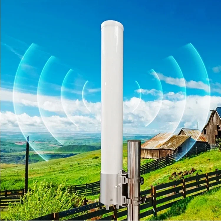 High gain omni directional 5ghz wi-fi 10 km hotspot wireless wifi booster 5g mimo fiberglass antenna for sale