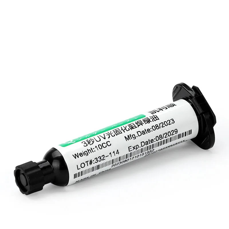 10 ml grüne UV-härtende Lötmaskentinte für PCB, BGA, Leiterplatte, isolierend, schützt Lötpaste, Flussmittel, Öl, Mechaniker