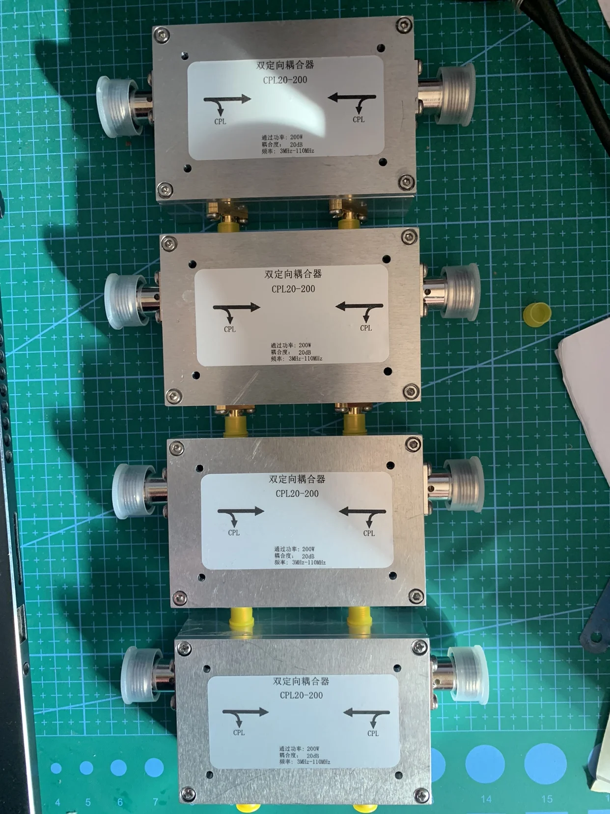 Imagem -03 - Acoplador Direcional Duplo de Alta Potência hf 1mhz 30 30mhz 200w