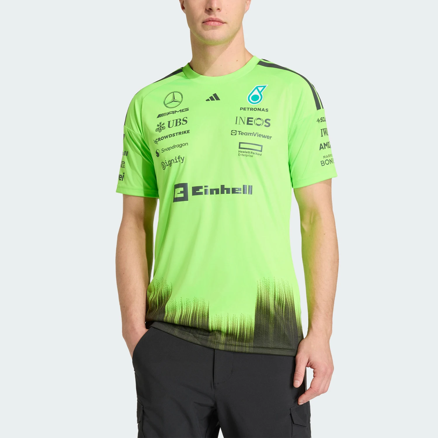 

Adidas Authentic Spring Men's Sports Slim Fit Round Neck Breathable T-Shirt KE5560