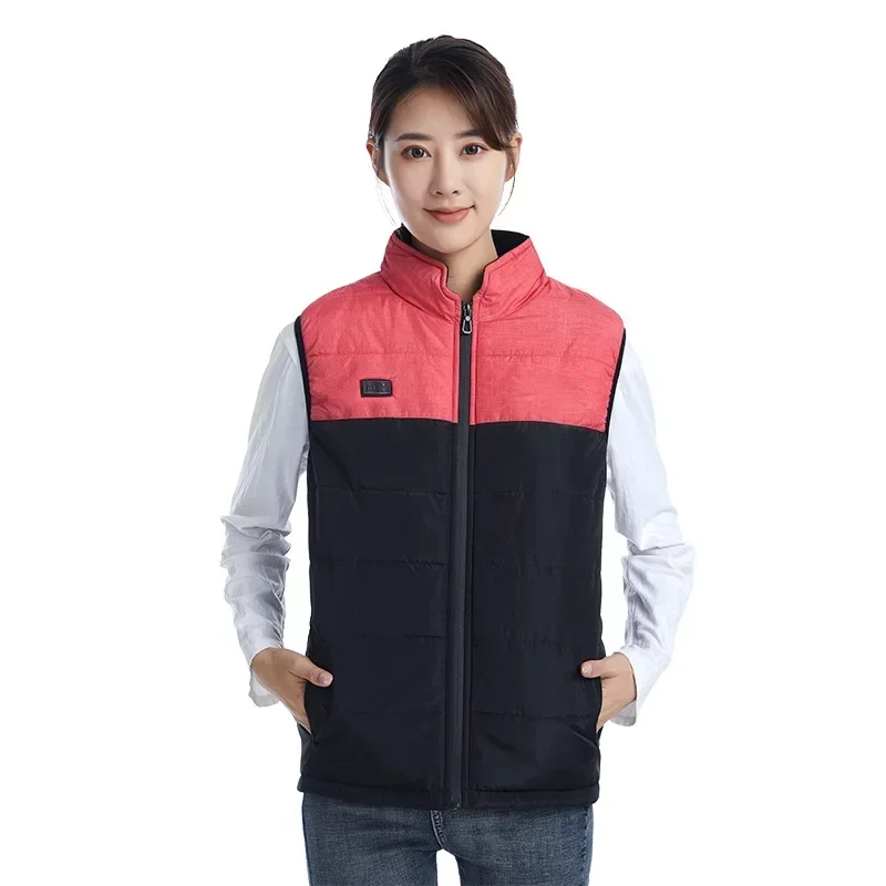 9/11/13/15/17 Areas Usb Heated Jacket Men Women Electric Heated Vest Bodywarmer For cycling hunting ski