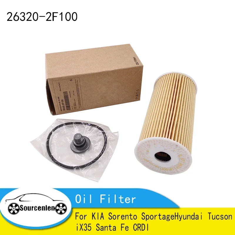 Oil Filter for KIA Sorento SportageHyundai Tucson iX35 Santa Fe CRDI 26320-2F100 263202F100 26320-2F100 263202F100