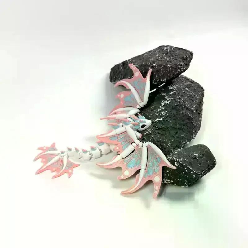 

3D Printed Emperor Dragon Durable Desktop Decoration Small Ornament Birthday Gift Animal Figurine