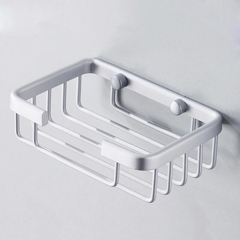 Soap Rack Metal Wall-mounted Holder Soap Holder Rust-proof Tray For Hotel Home Family