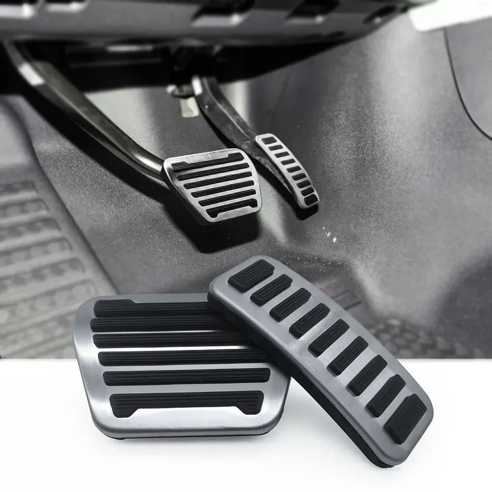 Car Accelerator Fuel Brake Pedal Foot Rest Pedals Cover Non Slip Pad For land rover defend 2020 2021 2022 2023