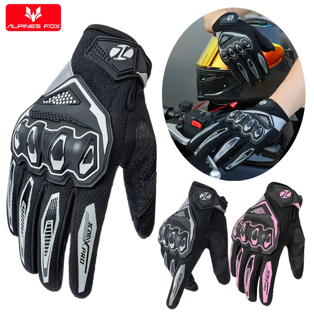 

Men Women Summer Motorcycle Gloves Touch Screen Breathable Motocross Racing Gloves Outdoor Sports Cycling MTB Dirt Bike Gloves