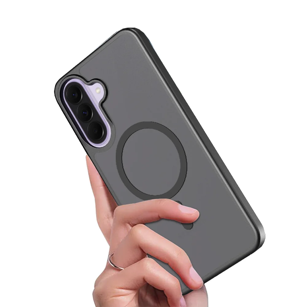 Military Shockproof Matte Translucent Magnetic Case For Samsung S26 S25 Edge S24 S23 S22 Ultra Plus FE A57 A37 A17 A27 A56 Cover