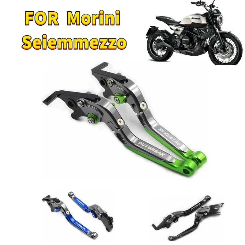 

For MOTO Morini Seiemmezzo 6.5 61/2 SCR STR 650 Motorcycle Accessories Brake Clutch Lever Adjustable Folding Extendable Levers