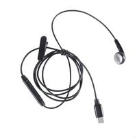 02DD USB Type C In Ear Single-Side Earphones Mono Earbud Corded Headsets Headphone Single Side for Mobile Phones Notebook