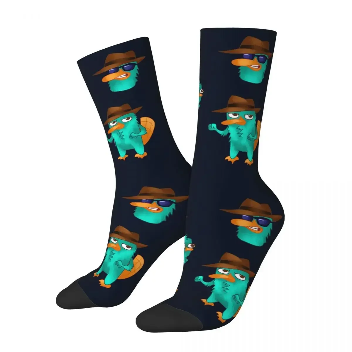 Perry The Socks Harajuku Super Soft Stockings All Season Long Socks Accessories for Unisex Birthday Present