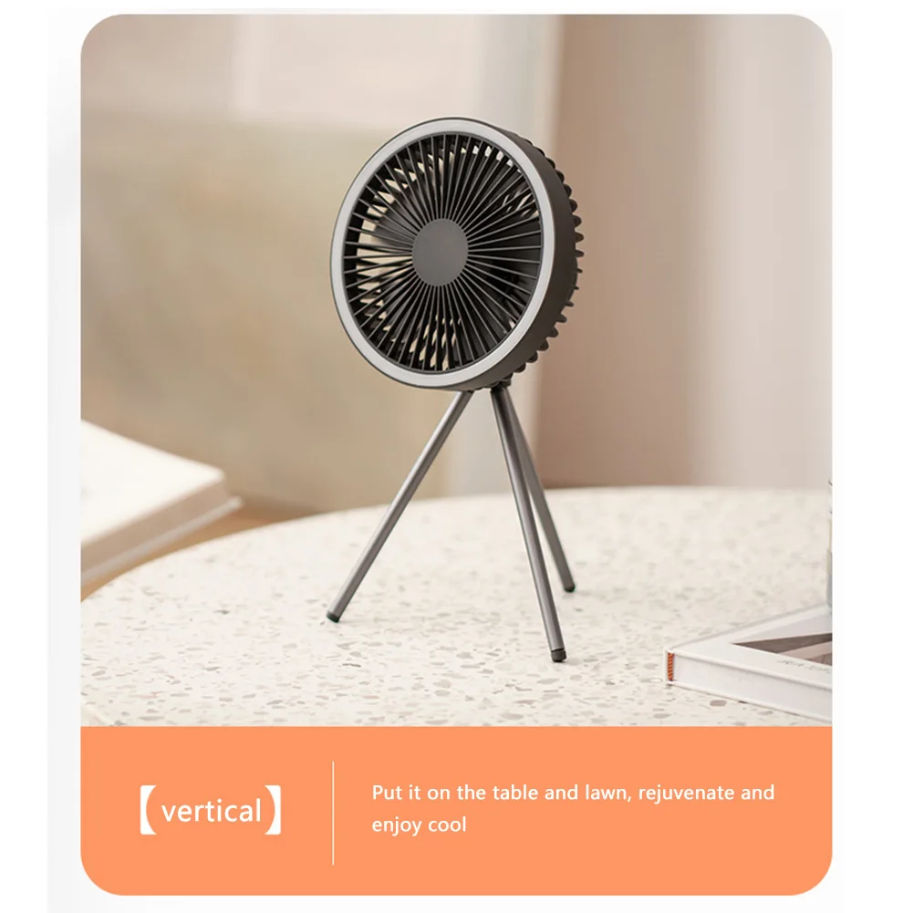 Camping Ceiling Fan Silent Brushless Motor for Home Office Car Indoor Outdoor - view 5