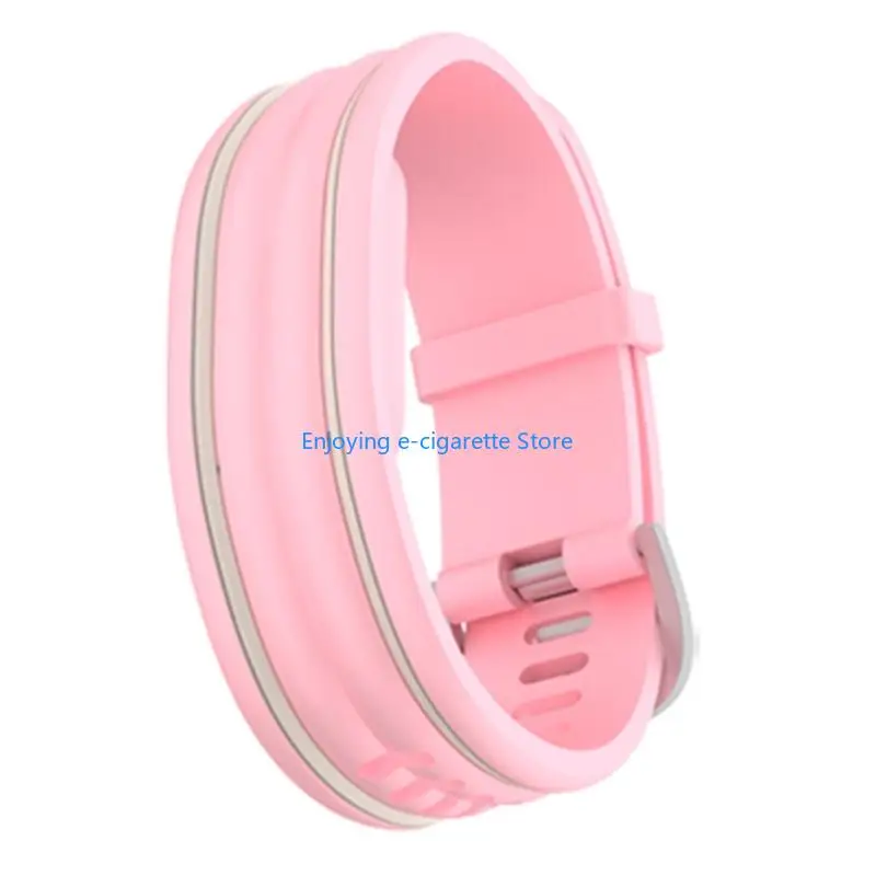 Silicone Replacement Watch Strap with Adjustable Holes for Daily Use Y4QF
