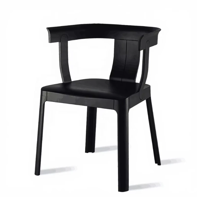 

Style Creative Backrest Plastic Nordic Dining Chair Modern Simple Removable