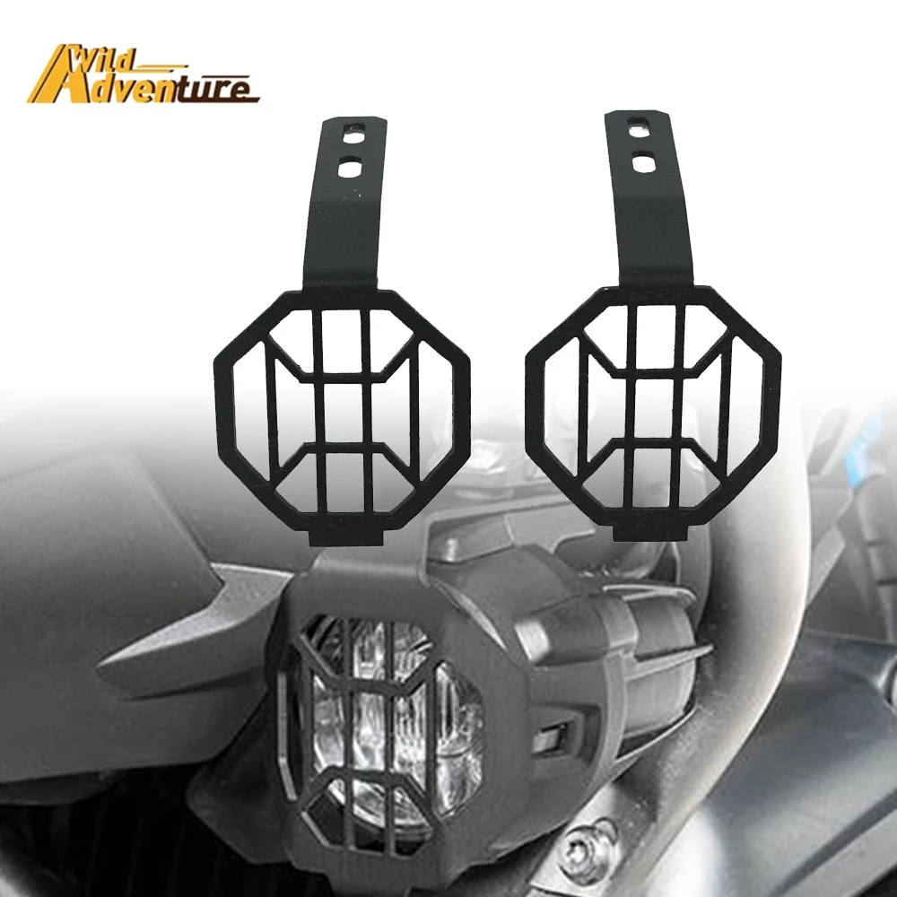 LED Lamp Auxiliary Light Guard Cover Protector Fog Light Protection For BMW R1250GS Adventure R1200GS GS1200 LC ADV F800 F700 GS