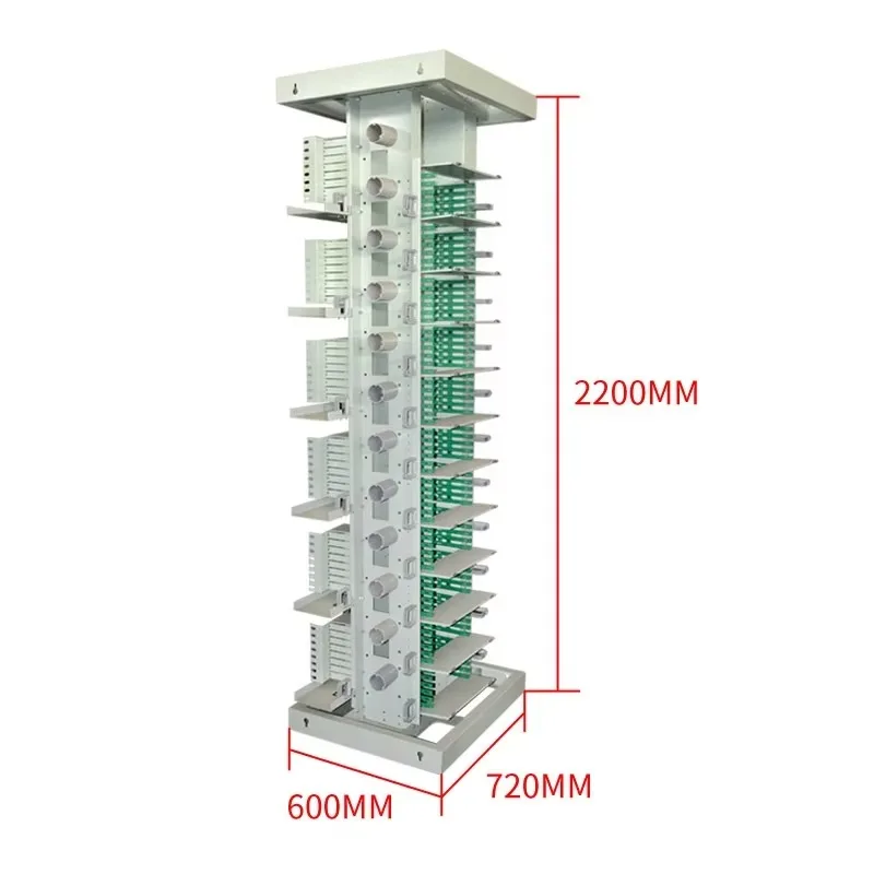 

Good price 576/720 Cores Optical Fiber ODF-576 Integrated Network Cabinet Fiber Optic ODF Optical Distribution Frame Cabinet