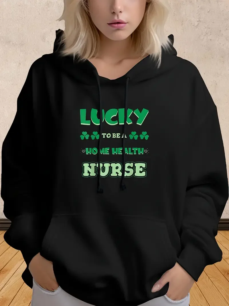 

St. Patricks Day Highl Cow Women's Hoodie Print Casual Plus Size All-Season Hooded Sweatshirt Clothing 550gsm K Pop Demon Hunter