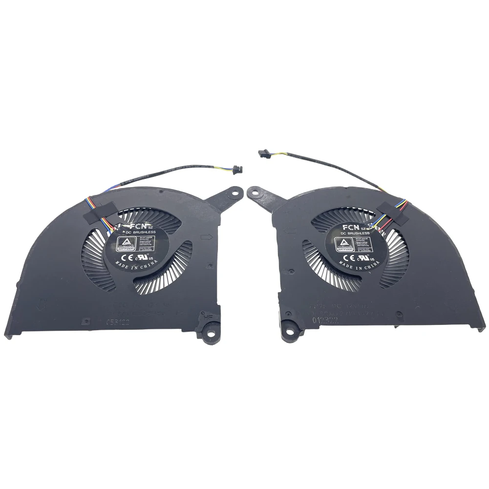 Imagem -02 - Substituição Laptop Cpu e Gpu Ventilador Ventilador de Refrigeração para Gigabyte Aero 16 17 Ye5 Xe5 Ke5 Ye4 Xe4 Ke4 Rp86 Rp86ye Rp87 Rp87ye5 Série 12v 1a