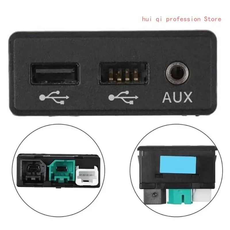 Port USB Aksesori Otomotif Port USB AUX Soket Daya Port Tambahan