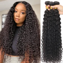 Water Wave Bundles Raw Indian Human Hair 100% Unprocessed Virgin Hair Cheap 4 Bundles Deal Tissage Cheveux Bresiliens Deep Curly