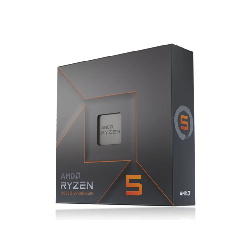 Процессор AMD RYZEN 5 7600X игровой, 6-ядерный 12-поточный процессор AMD R5 7600X, 5 нм 38 МБ, разъем AM5, без кулера, Кэш-память для ПК