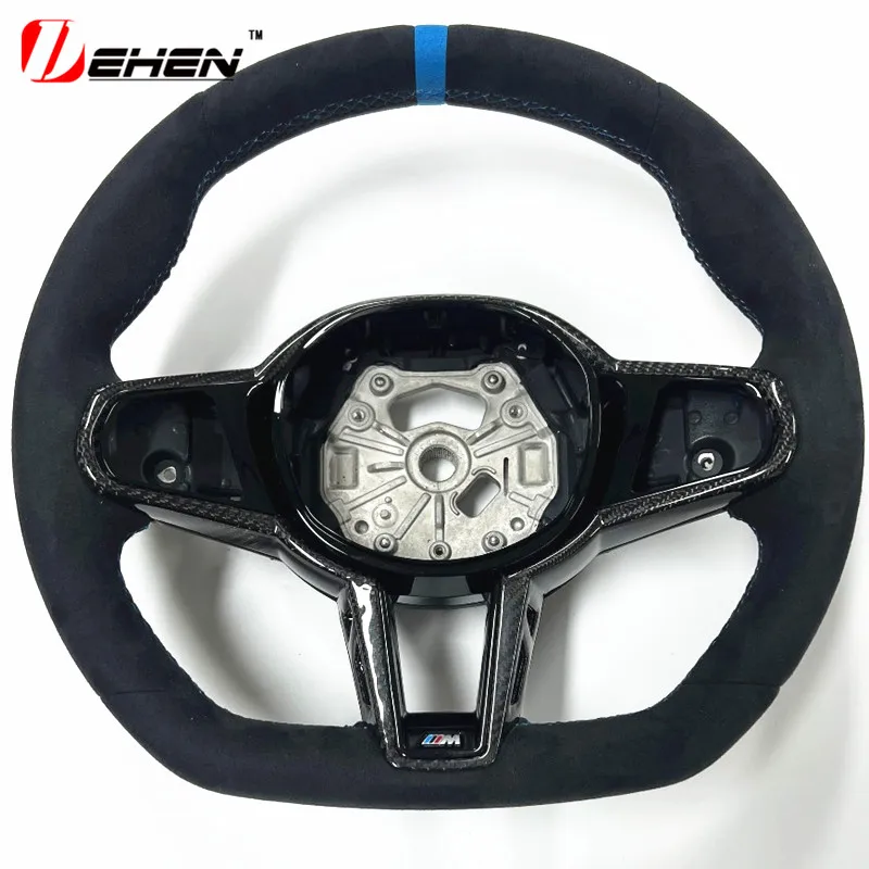 Carbon Fiber Steering Wheel For BMW New 5 6 7 8 series G01 G02 G05 G06 G07 G30 G32 alcantara  Old Upgrade New 2025 M4 Customized