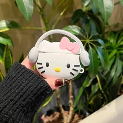 Niedliche Cartoon Sanrio Hallo Kitty Kopfhörer hüllen, entzückende Schutzhülle für Ihre Ohrhörer für Airpods Pro 3