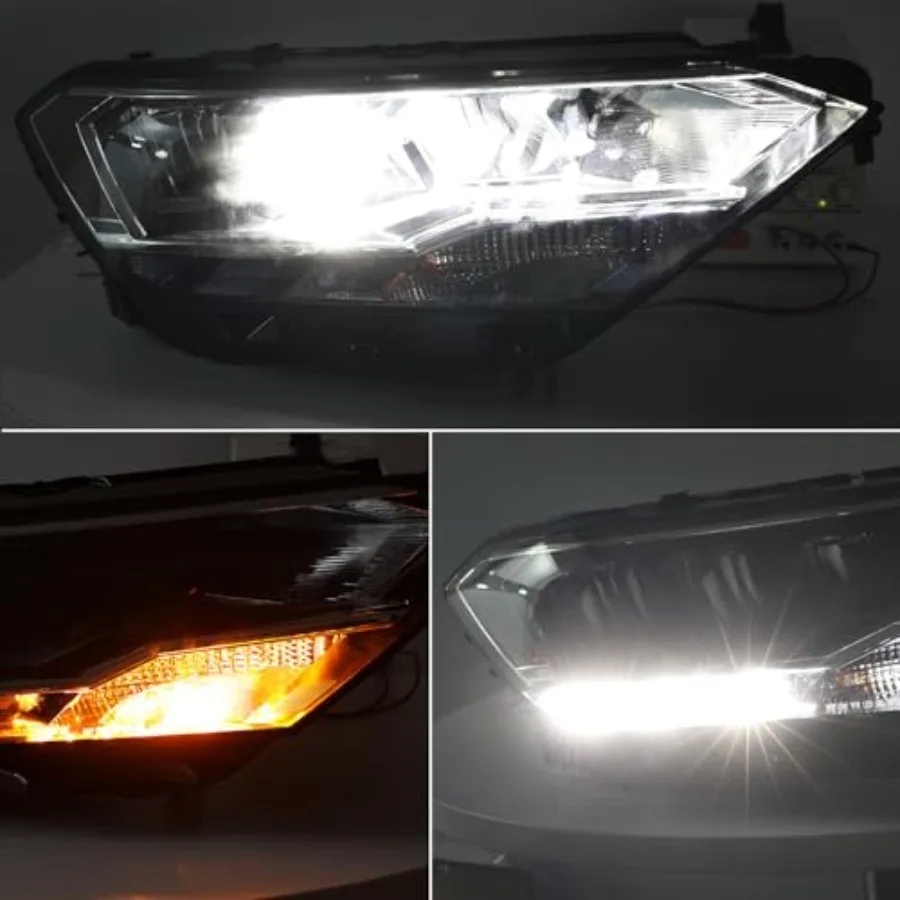 مجموعة مصابيح أمامية LED للجري النهاري العالمي لـ 20192023 Volkswagen Jetta الجانب الأيسر للسائق متوافق مع NonProjec