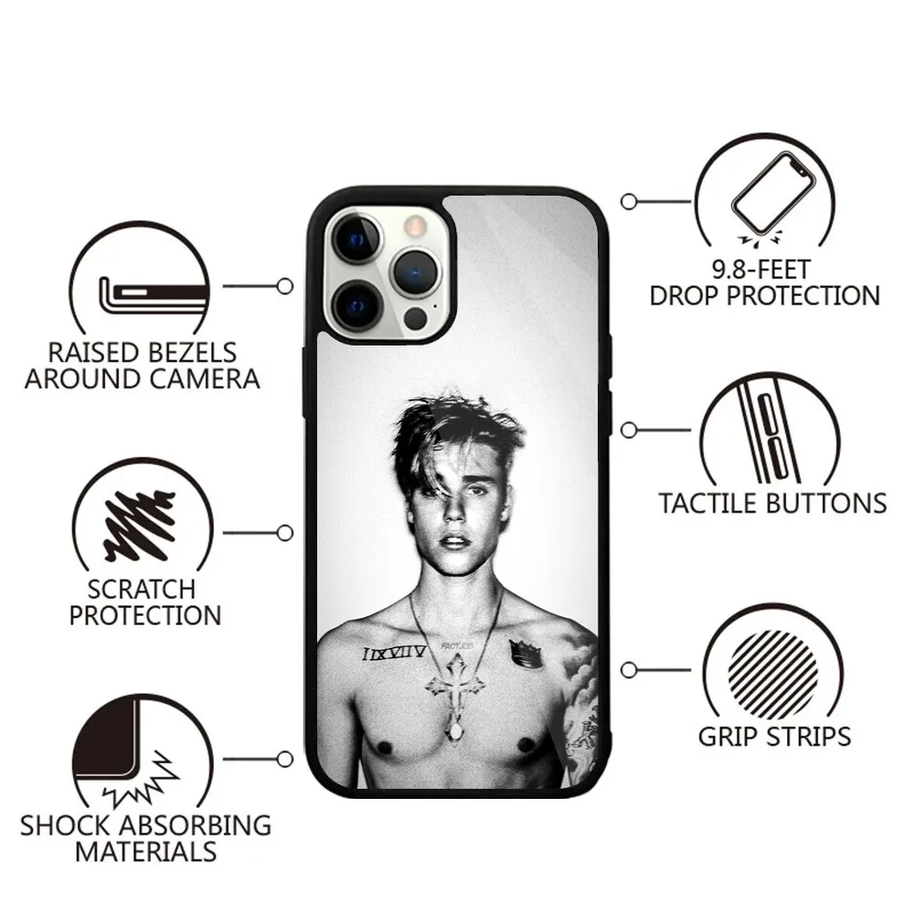 J-Justin B-Bieber Justice  Phone Case Strong Magnetic For IPhone 15,14,13,Pro,Max,Plus,11,12,Mini For Magsafe Wireless Charging