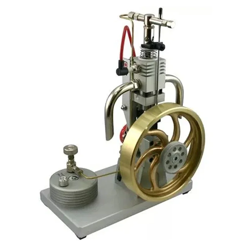 Modelo de motor a gasolina de cilindro duplo 3CC V2 Motor de combustão interna de cilindro único brinquedo de motor de energia a gás