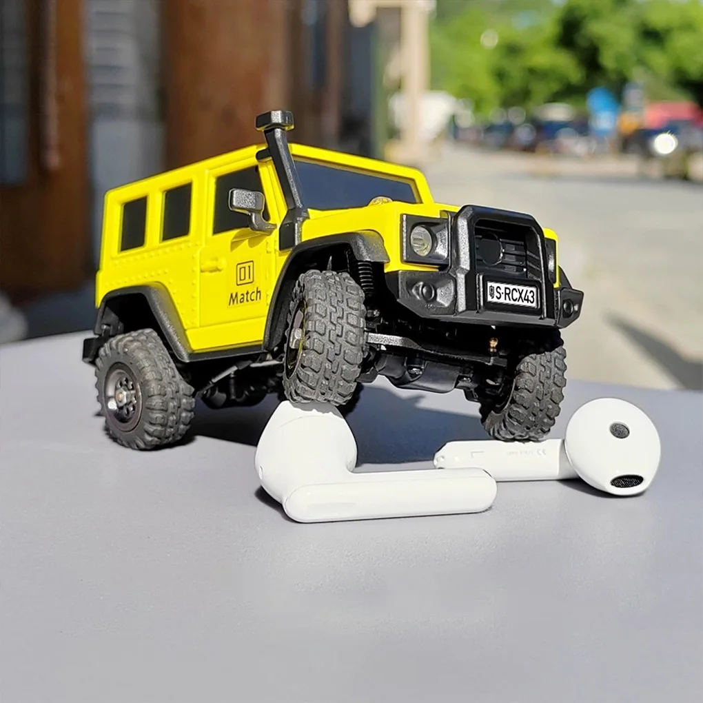 1:43 LDARC X43 Crawler RC Car Simulation Full Time 4WD Climbing Vehicle Toy RTR Kit Desktop Crawler Remote Control Toys