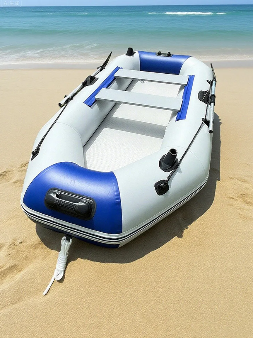 

8,5 футов ПВХ надувной каяк рыбацкая лодка каноэ шлюпка реактивный лыжный воздушный насос весла гребной каяк ботинка для водных приключений