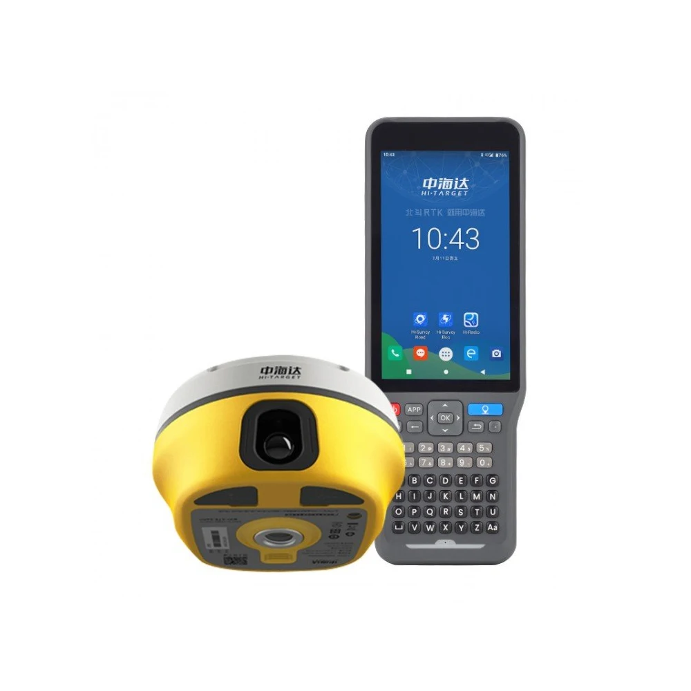 

Высокоточный GNSS RTK приемник Hi-Target V5 для геодезических работ с 1408 каналами, датчиком наклона 60° и двойной камерой