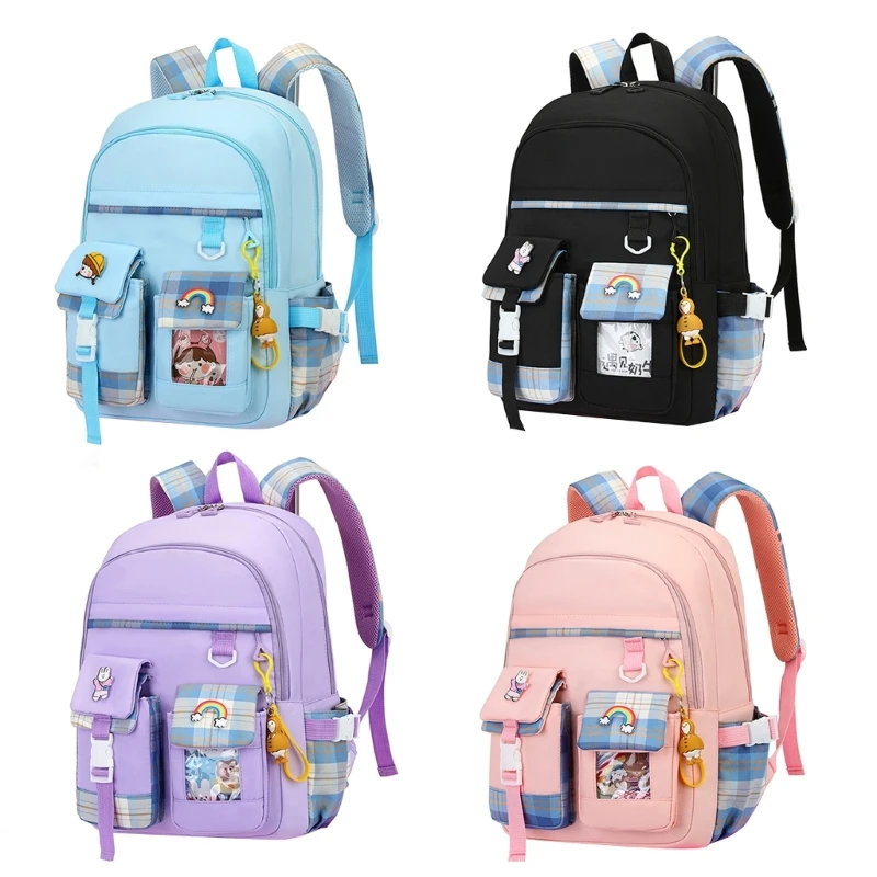 Ransel Sekolah Tas Buku Dasar Lucu Ransel Perjalanan Laptop untuk Ransel Remaja Perempuan Tas Daypack Kasual Siswa