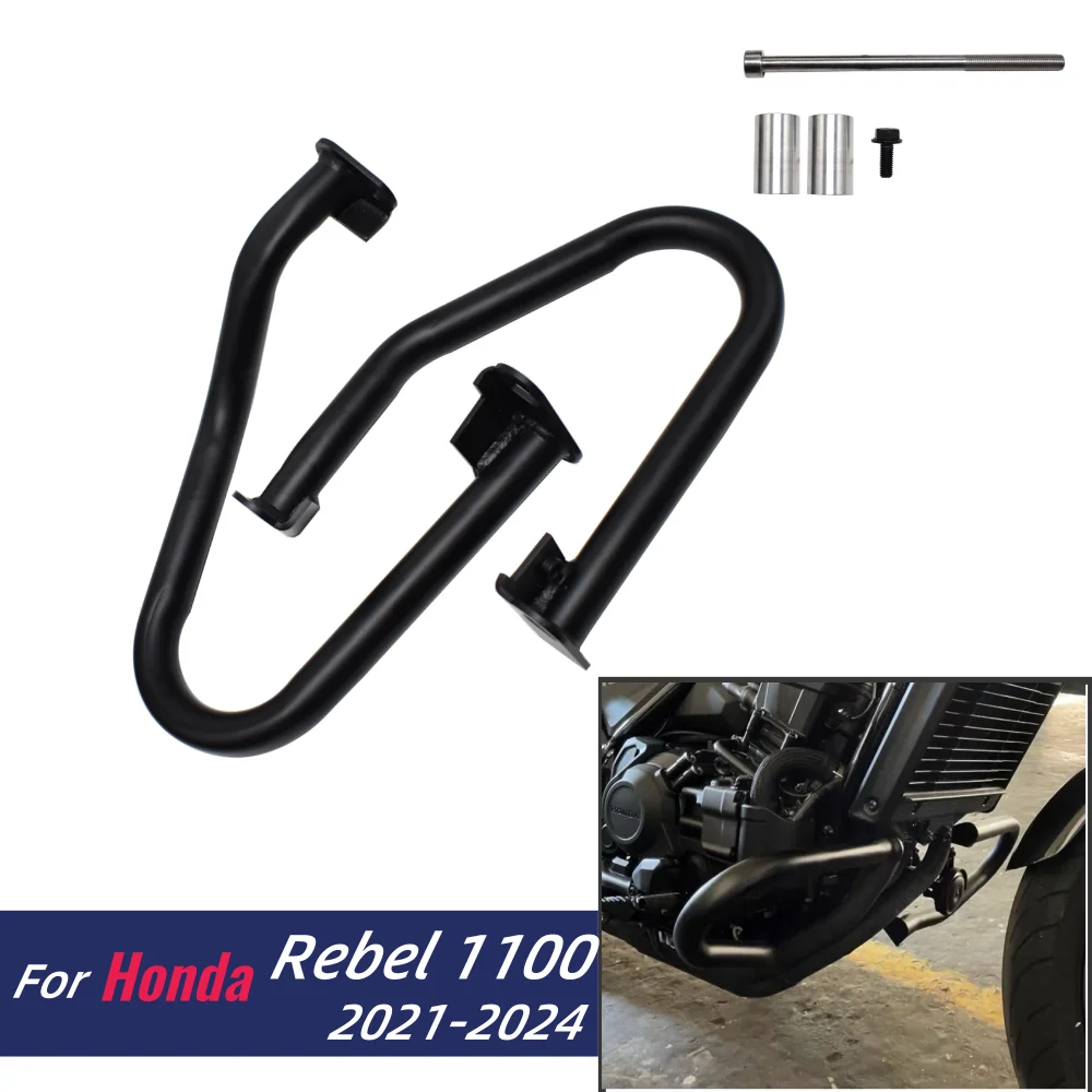 CM1100 CMX1100 Crash Bar Engine Guard Frame Bumper For Honda Rebel CM CMX 1100 2021-2024 Motorcycle Fall Protection Protector