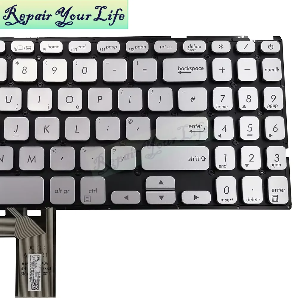 UK GB US USA English Keyboard For Asus VivoBook X512 F512 X512FA X512DK X512UA X512UB F512DA F512UA Notebook Keyboards Backlit