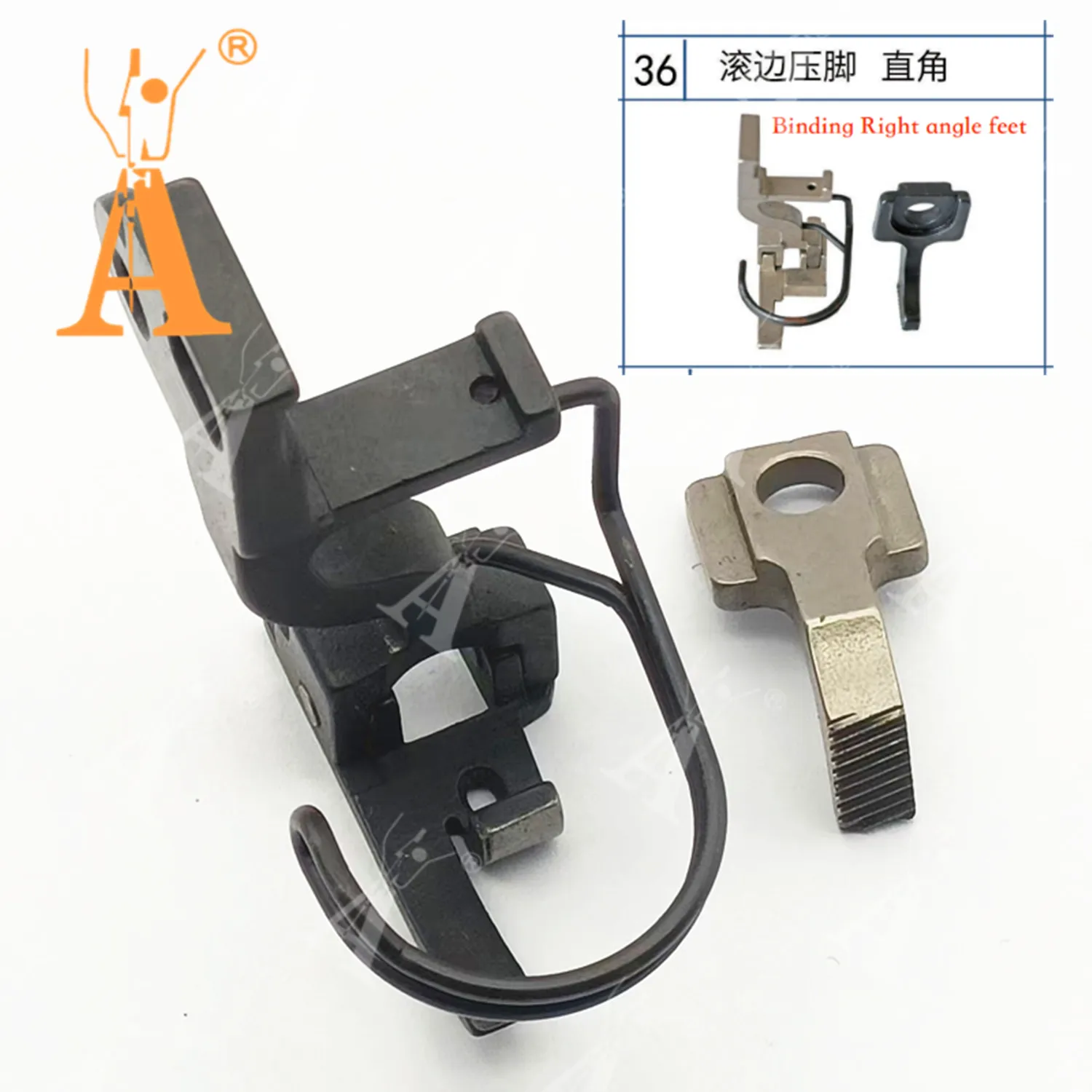 5490 هيمينغ قطعة قدم الضغط في ماكينة الخياطة نوع RESSER القدم والمشي مجموعة ل JUKI DLU-490، DLU-5490 #1